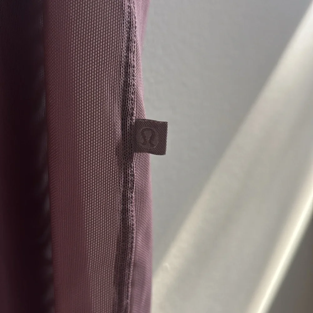 Lululemon Ready To Reach sheer mesh dress in Antique Bark Mauve - Picture 5 of 8